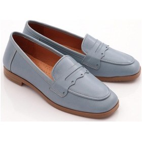 Resim Dgn 010 Kadin Küt Burun Şekilli Babet 010-2109-R1161 Mavi 