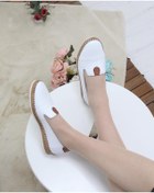 Resim Nesil Shoes Syg P01 Beyaz Hakiki Deri Kadın Ayakkabı 