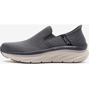 Resim Skechers D'lux Walker - Orford - Slip-ins Erkek Gri Spor Ayakkabı 232455 Char 