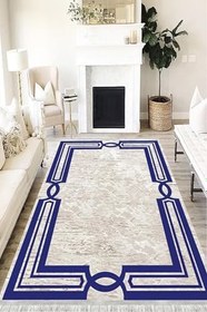 Resim Modern Westa Kaymaz Tabanlı Yıkanabilir Antibakteriyel Dijital Baskı Modern Halı Kilim, MD-0101A-WST-100X400 