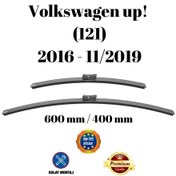 Resim Volkswagen Vw Up 121 2016 2017 2018 2019 Uyumlu Ön Cam Silecek Süpürgesi Takımı 600/400mm Silbak 