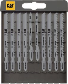 Resim Cat Da06902 10 Parça Profesyonel Ahşap Hassas/kaba/düz/kavisli Kesim Dekupaj Testere Ucu 
