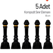 Resim İleri Trafik 5'li Kompozit Sınır Elemanı Seti 65cm 
