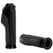 Resim Hightower Siyah Evrensel Yumuşak Kauçuk Kaymaz Motosiklet Tutacakları Klips Aksesuar 