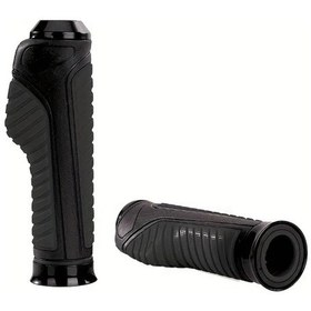 Resim Hightower Siyah Evrensel Yumuşak Kauçuk Kaymaz Motosiklet Tutacakları Klips Aksesuar 