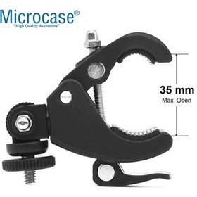 Resim Aksiyon Kameralar Için Bisiklet Gidon Klips+Telefon Başlık-Al2706 