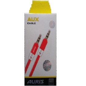 Resim Ars 3.5 Mm Giriş Aux Orjinal Kablo Kırmızı Renk 1 Metre 