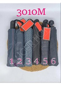 Resim Şemsiye Yarım Oto Bay 8 Telli Çok Renkli 