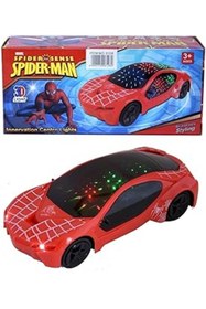 Resim Genel Markalar Örümcek Adam Araba Çarp Dön Sesli Işıklı Pilli Oyuncak 