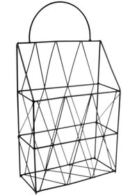 Resim Suntek Çok Fonksiyonlu Dergi Gazete Depolama Sepeti Kitap Tutucu Siyah 