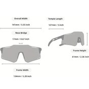 Resim Fastbuy Wangxi C2 Kdeam Polarize Spor Gözlükler, Kalın Kaplama, Ultra Hafif Tr90 Çerçeve, Ayarlanabilir Burun Tüpleri, Taşım Altın 
