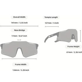 Resim Fastbuy Wangxi C2 Kdeam Polarize Spor Gözlükler, Kalın Kaplama, Ultra Hafif Tr90 Çerçeve, Ayarlanabilir Burun Tüpleri, Taşım Altın 