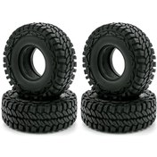 Resim Honmex 1/10 Rc Araçları İçin 4 Adet Kauçuk Lastik - Trx4, Scx10, 90046, 90047, Cc01 Uyumlu - 114mm Çap, 43mm Genişlik 