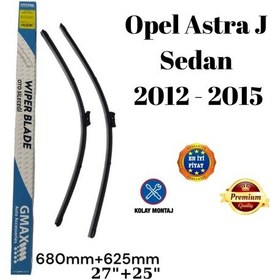 Resim Opel Astra J Sedan 2012 2013 2014 2015 Uyumlu Ön Cam Muz Tipi Silecek Süpürgesi Seti 680/625mm 