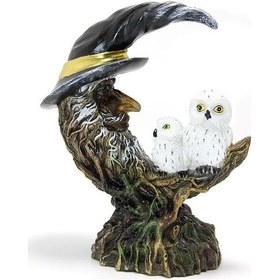 Resim Ay Ağacı Baykuş Ledli Biblo 