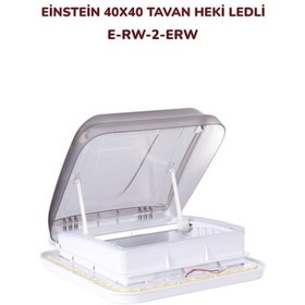 Resim Einstein 40 X 40 Tavan Heki Ledli Sineklik Güneşlik Dahil Yatek Beyaz 