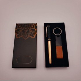 Resim Genel Markalar Deri Anahtarlık Bakır Roller Kalem Seti Dekoratif Hediyelik 