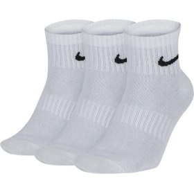 Resim Nike Sx7677-100 U Nk Everyday Ltwt Ankle 3pr 3lü Spor Çorap 