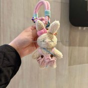 Resim Silver1 Sevimli Renkli Ip Peluş Ayı Kolye El Yapımı Oyuncaklar Küçük Bebek Çanta Çekicilik Sevimli Bebek Cep Telefonu Çekicilik (Yurt Dışından) 