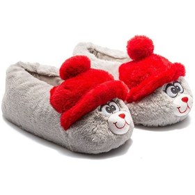 Resim Twigy Griso Kadın Hayvanlı Panduf Gri 36/41 EE0534 Gri 