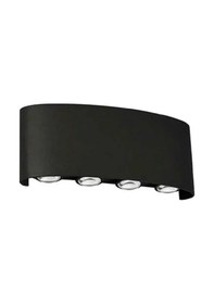Resim Ct-8013 Kapri Modern 15w Modern Led Aplik Amber Işık Siyah 