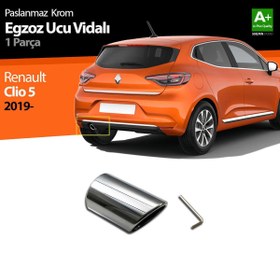Resim Renault Clio 5 Krom Egzoz Ucu Vidalı 2019 Ve Üzeri 