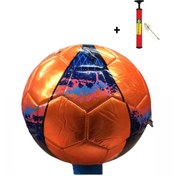 Resim TOPROCKSTORE Parlak Dikişli Futbol Topu 5 Numara Şişirme Pompası Hediyeli 