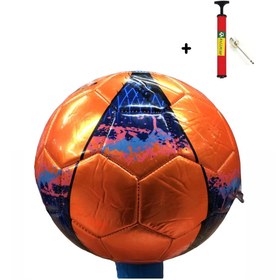 Resim TOPROCKSTORE Parlak Dikişli Futbol Topu 5 Numara Şişirme Pompası Hediyeli 
