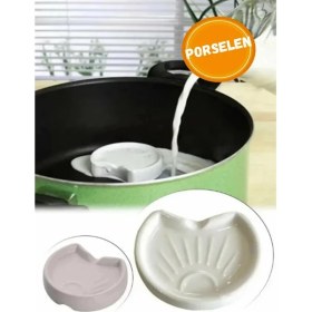 Resim Tasarım Evi 1 Adet Porselen Süt Taşı - Pratik Süt Taşırmaz Milk Saver 