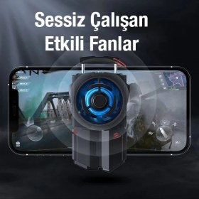 Resim Kont Memo Dl-A5 Cep Telefonu Soğutma Fanı Gamer Oyuncu Radyatör SOĞUTUCU-(5775) 