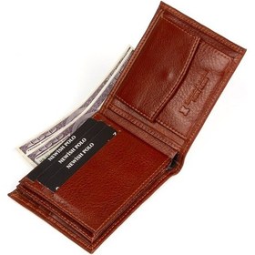 Resim Newish Polo Erkek Hakiki Deri Cüzdan Ve Kartlık - New050 Taba 