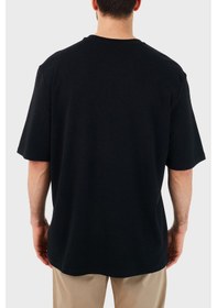 Resim Les Benjamins Erkek T Shirt Lb21sscormuot-001 Siyah SIYAH 