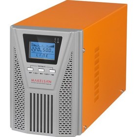 Resim MAKELSAN P.PACK SE ONLINE(900W) 1KVA 4/8 Dak.(2x 12v 7ah Akü)UPS 