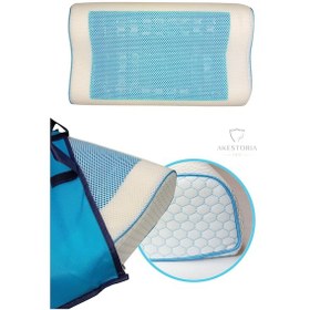 Resim 50 X 30 X 10/7 Cm Jelli Visco Yastık P-005-134 Çok Renkli 