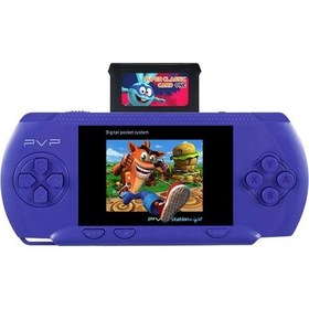 Resim PVP DG-172 Çocuk Palm Oyun Makinesi Fiş Kartı Mini 2.4'' Renkli Ekran Klasik Entelektüel Oyun Konsolu 