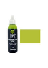 Resim Zig Kurecolor Refill Ink Mürekkep 124 Yellow Green 25Ml 
