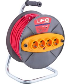 Resim UFO Makara uzatma kablosu plastik 50 metre 3x2.5 kablolu 