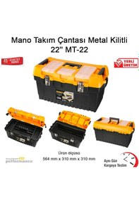Resim Mano Mt-22 Metal Kilitli Takım Çantası 22’’ 