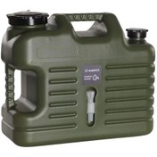 Resim Musluklu Su Bidonu - Madfox Galon Air Pe - 18 Litre - Yeşil - 547309 