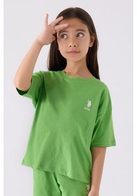 Resim U.S. Polo Assn. U.s. Polo Assn Kız Çocuk Yeşil Bermuda Takım Us1848-c-v5 Yeşil 