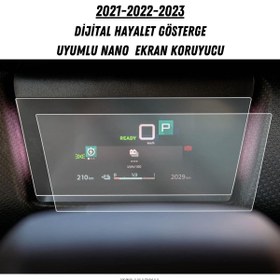 Resim UniqAnatolia Citroen C4 Suv 2021 2022 2023 Digital Hayalet Gösterge Uyumlu Nano Ekran Koruyucu 