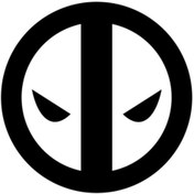 Resim habune Deadpool Sticker 10 X 10 Cm 