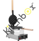 Resim Kitchbox Bubble Waffle Makinesi (extra güçlendirilmiş teflon ve element) 