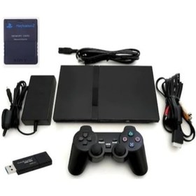 Resim Sony Playstation 2 SCPH70004 64 MB 64 GB USB Bellek PS2 Full Set (2.El) 