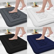 Resim Mercan Polar Banyo Paspası, Kaymaz Tabanlı Makinede Yıkanabilir Düşük Tüylü Düz Dikdörtgen Şekil Yumuşak Rahatlık Banyo Matı Mükemmel Emiciliğe Sahip Aile Oturma Odası Mutfak Yatak Odası Çiftlik Evi Mutfağı İlkbahar Yaz Sonbahar Kış için Uygun Hediye 