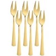 Resim Kitchen Design Lab Gold Limon ve Fondü Çatal Seti 6 Adet Kutulu 