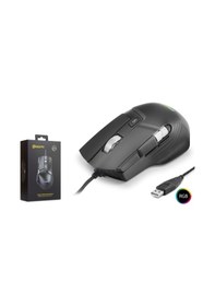 Resim Mkespn X13 Gaming Mouse Kablolu 12400 Dpi 10 Tuş Makro Rgb Oyuncu Mouse Siyah 
