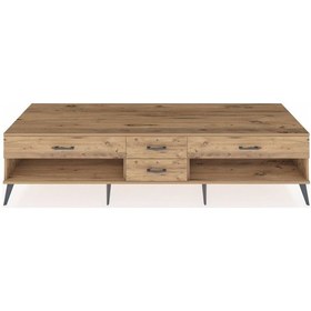 Resim Kronos Tv Ünitesi 4 Çekmeceli 220x59x51 Çam-aytaşı/çam Aytası/atlas Çam - Atlas Çam 