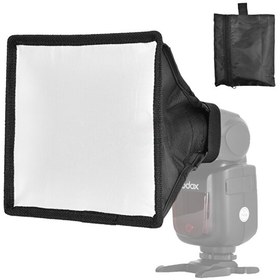 Resim Universal 15x17 CM Canon Nikon Sony Pentax Yongnuo Uyumlu Flaş Softbox Diffuser 