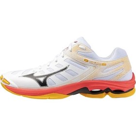 Resim Wave Voltage 2 Unisex Voleybol Ayakkabısı Beyaz / Turuncu Çok Renkli 